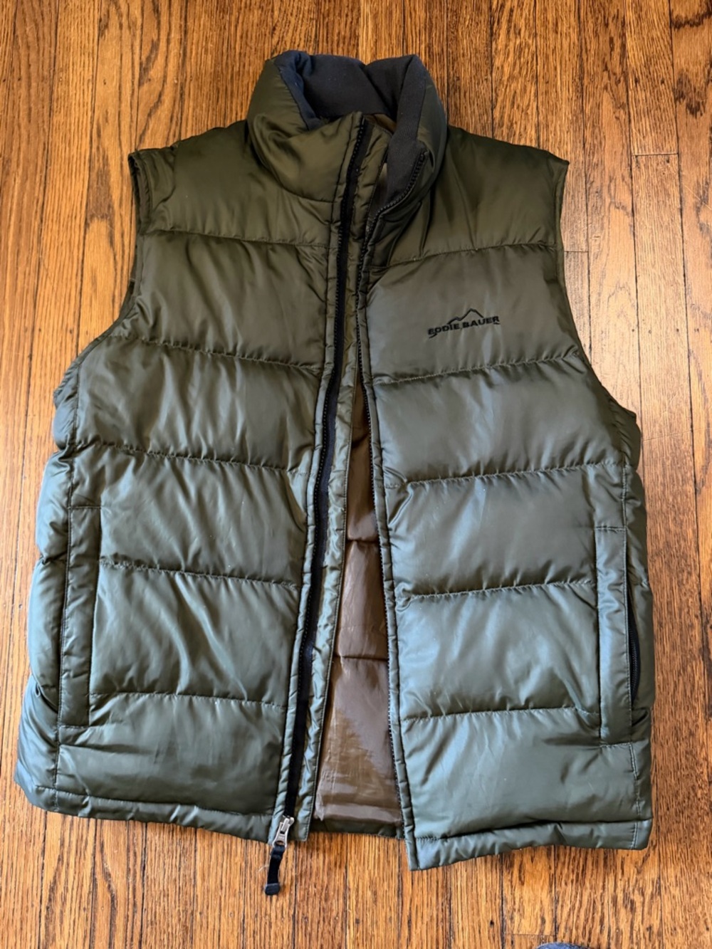 Bauer Men's Olive Green Quilted Puffer Vest